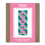 Packaging du kit canevas marque-page Bisous