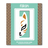 Packaging du kit canevas marque-page Kitsune renard