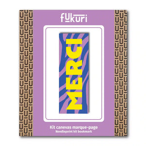 Packaging du kit marque-page Merci