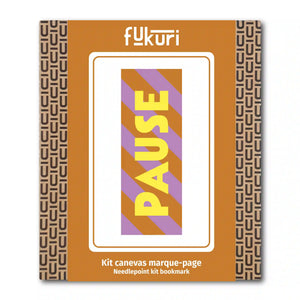 packaging du kit canevas marque-page pause de fukuri