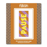 packaging du kit canevas marque-page pause de fukuri