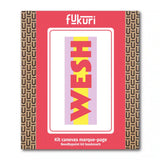 Packaging du Kit canevas marque-page Wesh