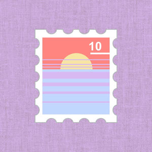 Embroidery Kit - Sunset stamp