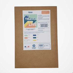 Kit Canevas « To travel is to live »